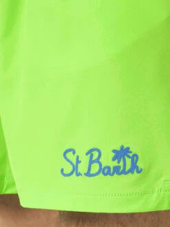 MC2 Saint Barth Man Fluo Green Comfort Swim Shorts -Swimwear Family fluo green swimshorts 3 9e9589c0 8e2a 40e4 85fa b022916b00ef
