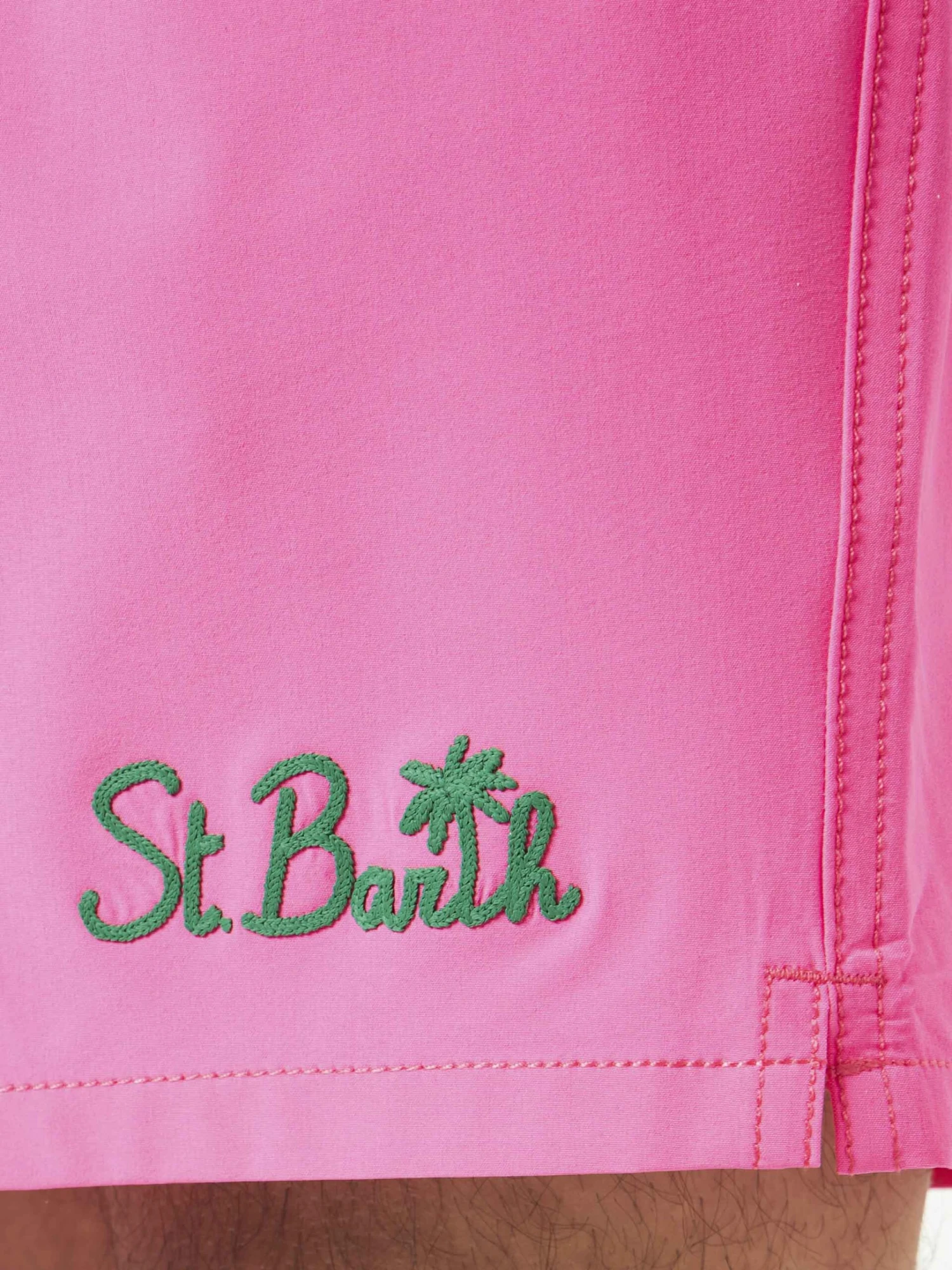 MC2 Saint Barth Man Fluo Pink Comfort Swim Shorts 7 MC2 Saint Barth Man Fluo Pink Comfort Swim Shorts - Image 5