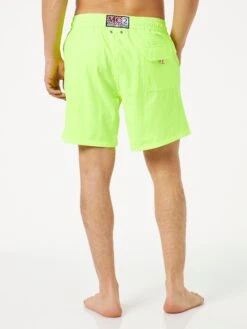 MC2 Saint Barth Man Fluo Yellow Comfort Swim Shorts -Swimwear Family fluo yellow comfort swimshorts 2