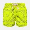 MC2 Saint Barth Boy Swim Shorts With Fluo Yellow Bandanna Print -Swimwear Family fluobandanafront 1 168f229e 2a21 4d63 82b8 afbc85c2f06f