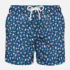 Light Fabric Man Swim Shorts Strawberry And Bubbles Print -Swimwear Family fragole champagne costume blu uomo mc2