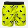 Man Swim Shorts With Mickey Mouse Print | ©DISNEY SPECIAL EDITION 2 Man Swim Shorts With Mickey Mouse Print | ©DISNEY SPECIAL EDITION -Swimwear Family front mickey mouse yellow fluo swimshort 1 2