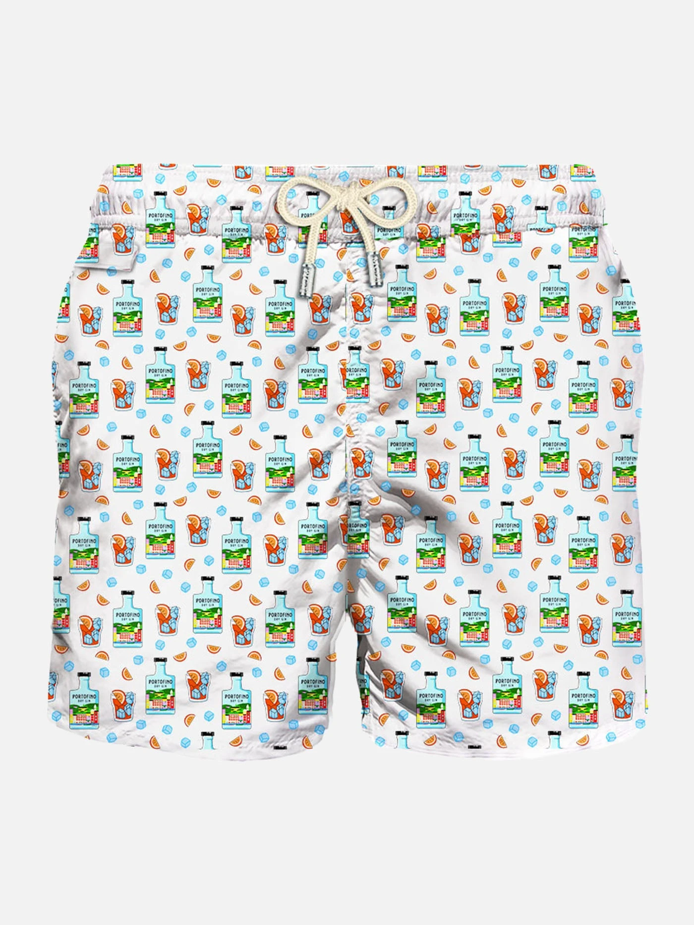 MC2 Saint Barth Man Light Fabric Swim Shorts With Portofino Dry Gin Print | Portofino Dry Gin Special Edition 3 MC2 Saint Barth Man Light Fabric Swim Shorts With Portofino Dry Gin Print | Portofino Dry Gin Special Edition