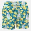 MC2 Saint Barth Man Classic Swim Shorts With Lemon Print | GIN MARE SPECIAL EDITION -Swimwear Family gin mare swimshorts