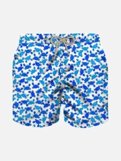 MC2 Saint Barth Boy Swim Shorts With Crab Print