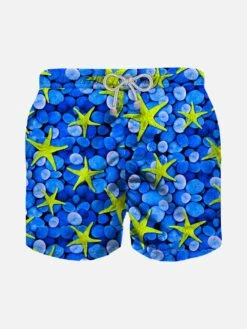 Boy Swim Shorts With Starfish Print