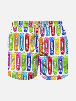 Boy Swim Shorts With Ice Lolly Print