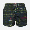 Boy Light Fabric Swim Shorts With Pac Man Print |Pacman©