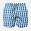 Boy Light Fabric Swim Shorts Wth Fish Print -Swimwear Family jean lighting fronte flounder copia 3 f9bb3d22 e82d 49d7 a769 5c3ebb46d863