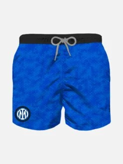 MC2 Saint Barth Boy Swim Shorts With Inter Print | Inter Special Edition
