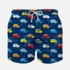 Multicolor Cars Print Boy Swim Shorts -Swimwear Family jean retro 61voia copia 1