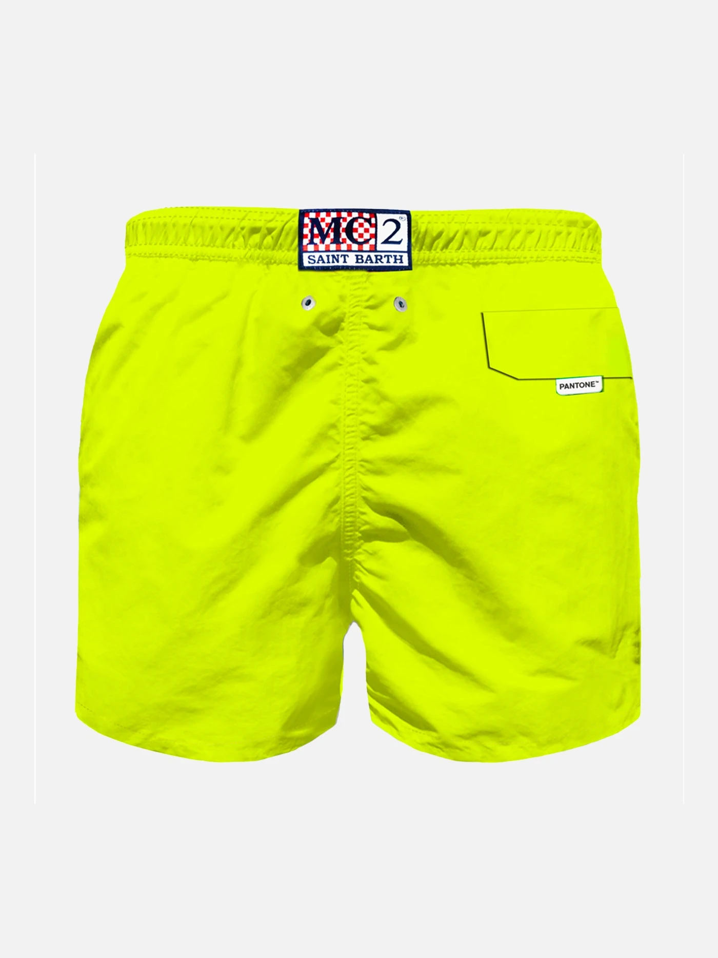 Fluo Yellow Light Fabric Boy Swim Shorts | Pantone™ Special Edition 4 Fluo Yellow Light Fabric Boy Swim Shorts | Pantone™ Special Edition - Image 2