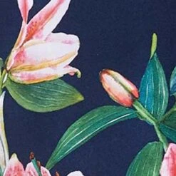 Tropical Print Swim Shorts Surf Style -Swimwear Family lilium 2 1