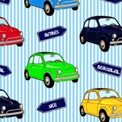 Boy Swim Shorts With Car Print |FIAT© 500 -Swimwear Family lin3 jelly 3