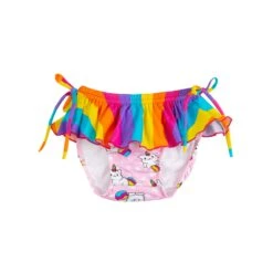 New Born Swim Briefs With Unicorn Cats Print