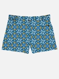MC2 Saint Barth Man Swim Shorts With Maiolica Print 5 MC2 Saint Barth Man Swim Shorts With Maiolica Print -Swimwear Family man harrys majolic print2