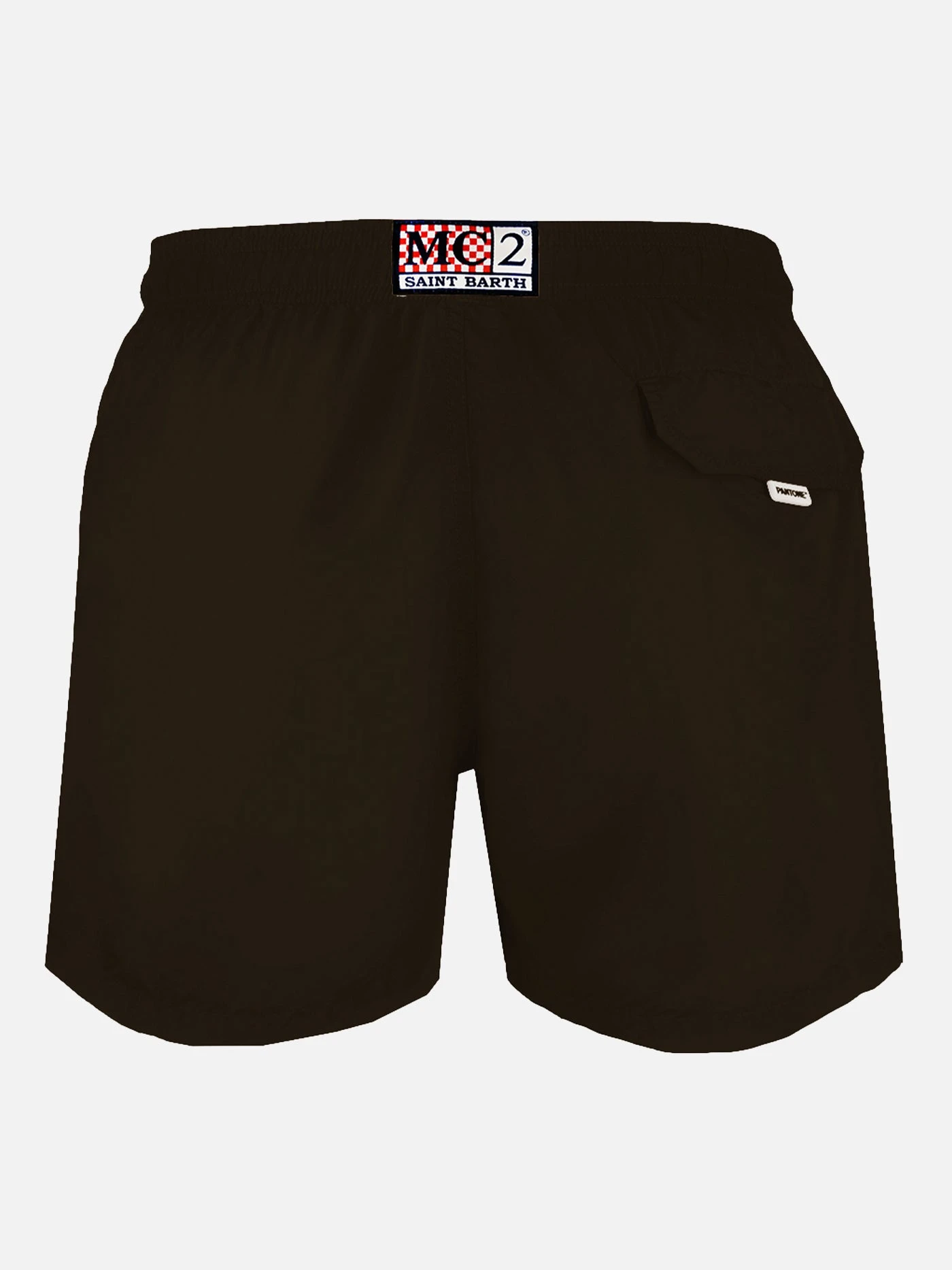 MC2 Saint Barth Man Black Swim Shorts | PANTONE™ SPECIAL EDITION 4 MC2 Saint Barth Man Black Swim Shorts | PANTONE™ SPECIAL EDITION - Image 2