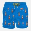 MC2 Saint Barth Man Bluette Classic Swim Shorts With Aperol Spritz Print | @APEROL SPECIAL EDITION -Swimwear Family man swimshort aperol blue 1