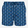 MC2 Saint Barth Man Light Fabric Swim Shorts With Napoli Logo Print | SSC NAPOLI SPECIAL EDITION -Swimwear Family man swimshort napoli blue 1