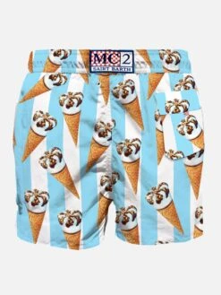 MC2 Saint Barth Man Classic Swim Shorts With Cornetto Print | ALGIDA® SPECIAL EDITION 5 MC2 Saint Barth Man Classic Swim Shorts With Cornetto Print | ALGIDA® SPECIAL EDITION -Swimwear Family man swimshorts algida