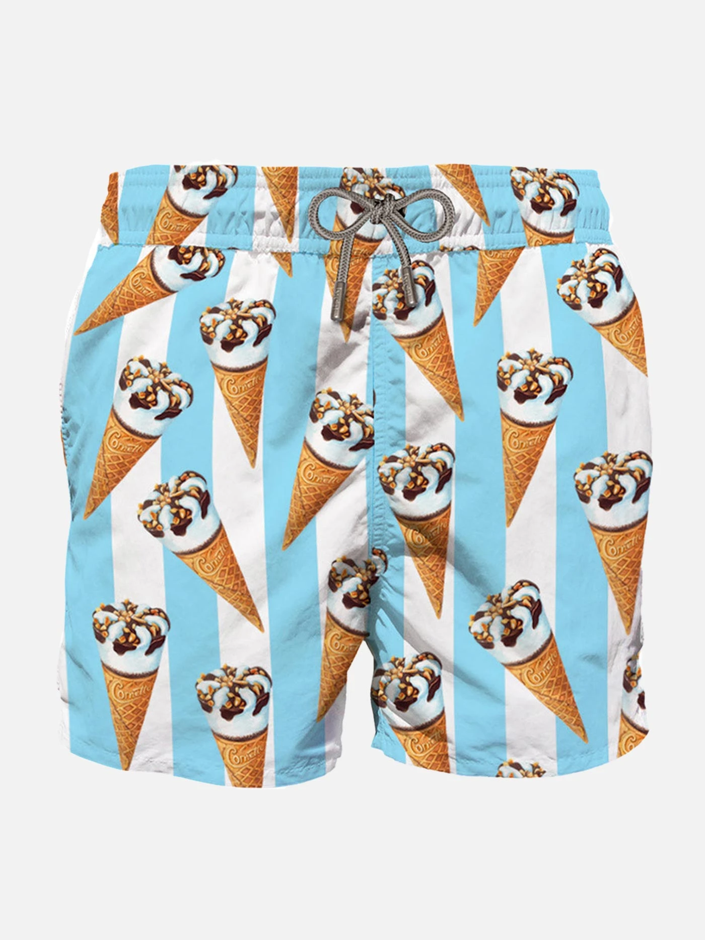 MC2 Saint Barth Man Classic Swim Shorts With Cornetto Print | ALGIDA® SPECIAL EDITION 3 MC2 Saint Barth Man Classic Swim Shorts With Cornetto Print | ALGIDA® SPECIAL EDITION