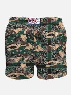 MC2 Saint Barth Man Swim Shorts With Camouflage Bandanna Print 5 MC2 Saint Barth Man Swim Shorts With Camouflage Bandanna Print -Swimwear Family man swimshorts bandanna round mimetic