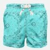 MC2 Saint Barth Man Swim Shorts With Water Green Bandanna Print 2 MC2 Saint Barth Man Swim Shorts With Water Green Bandanna Print -Swimwear Family man swimshorts bandanna round water green2copia