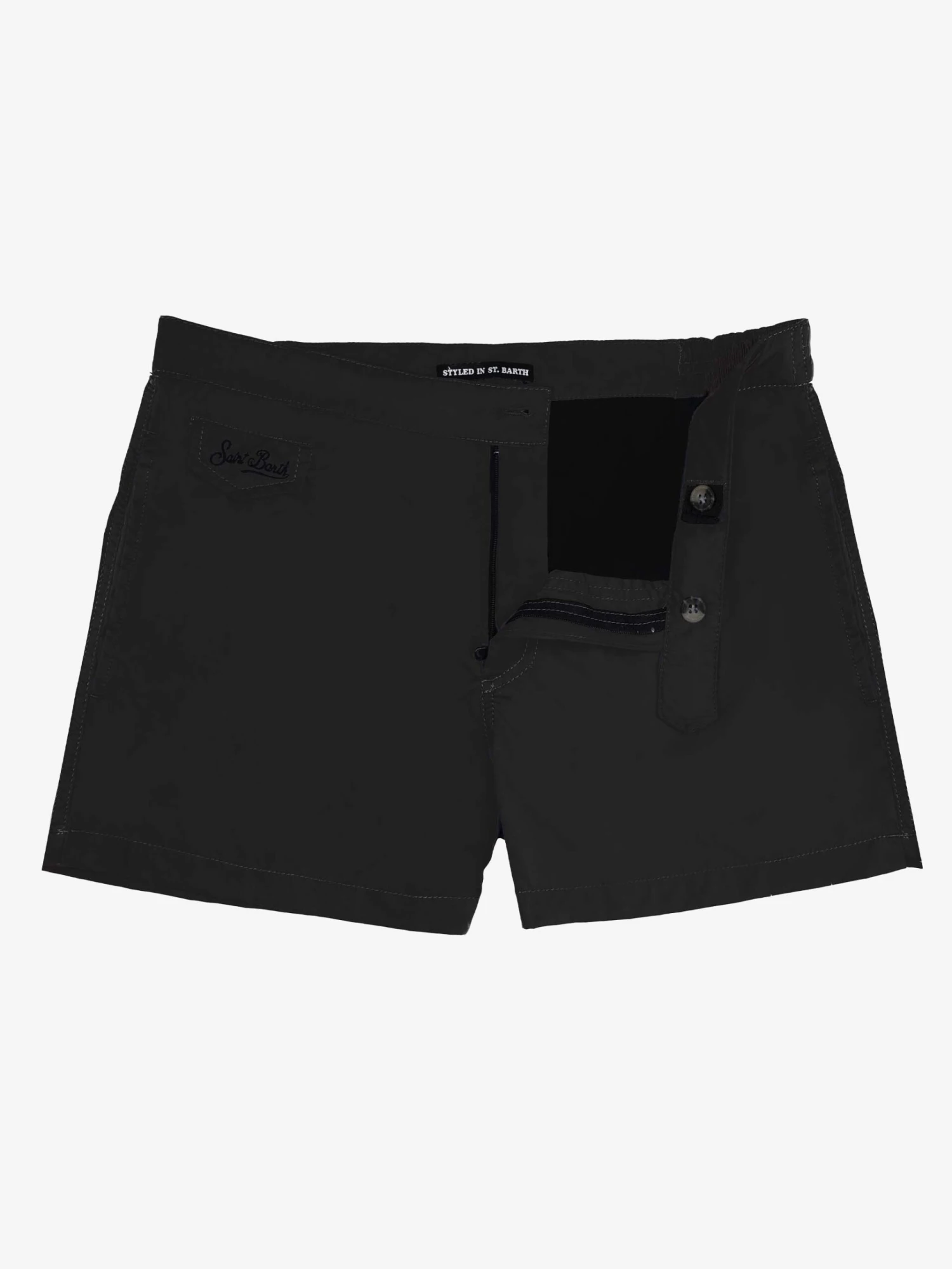 MC2 Saint Barth Black Man Swim Shorts 3 MC2 Saint Barth Black Man Swim Shorts