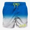 White And Blue Shadesmid-length Swim Shorts -Swimwear Family man swimshorts blue white 1
