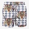 MC2 Saint Barth Man Classic Swim Shorts -Swimwear Family man swimshorts buffalo white 1