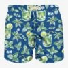 MC2 Saint Barth Man Light Fabric Swim Shorts With Mojito Print -Swimwear Family man swimshorts cocktail 1
