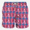 MC2 Saint Barth Man Light Fabric Swim Shorts With Coca-Cola Print | COCA-COLA® SPECIAL EDITION -Swimwear Family man swimshorts coke lighting 2