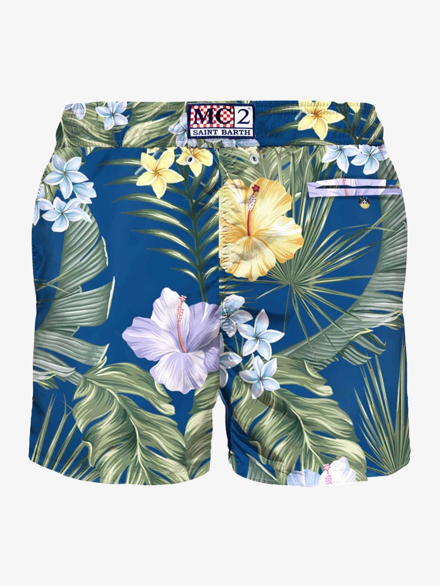 Light Fabric Man Swim Shorts Tropical Print 4 Light Fabric Man Swim Shorts Tropical Print - Image 2