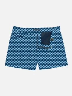 MC2 Saint Barth Man Swim Shorts With Tie Print