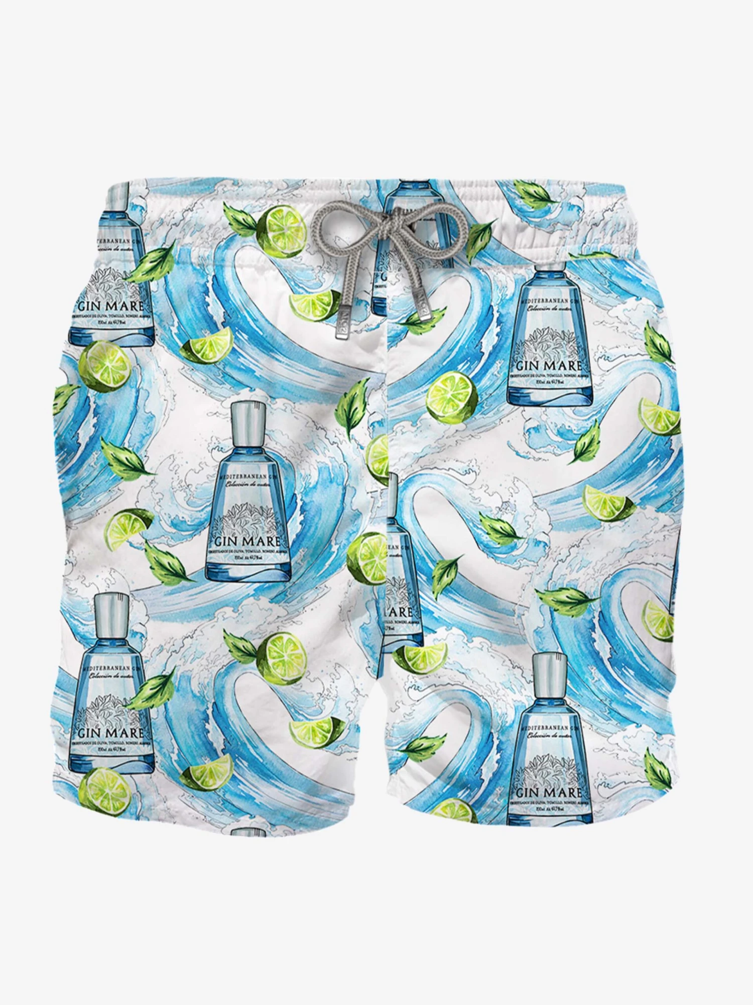 MC2 Saint Barth Man Classic Swim Shorts With Gin Mare Print| GIN MARE SPECIAL EDITION 3 MC2 Saint Barth Man Classic Swim Shorts With Gin Mare Print| GIN MARE SPECIAL EDITION