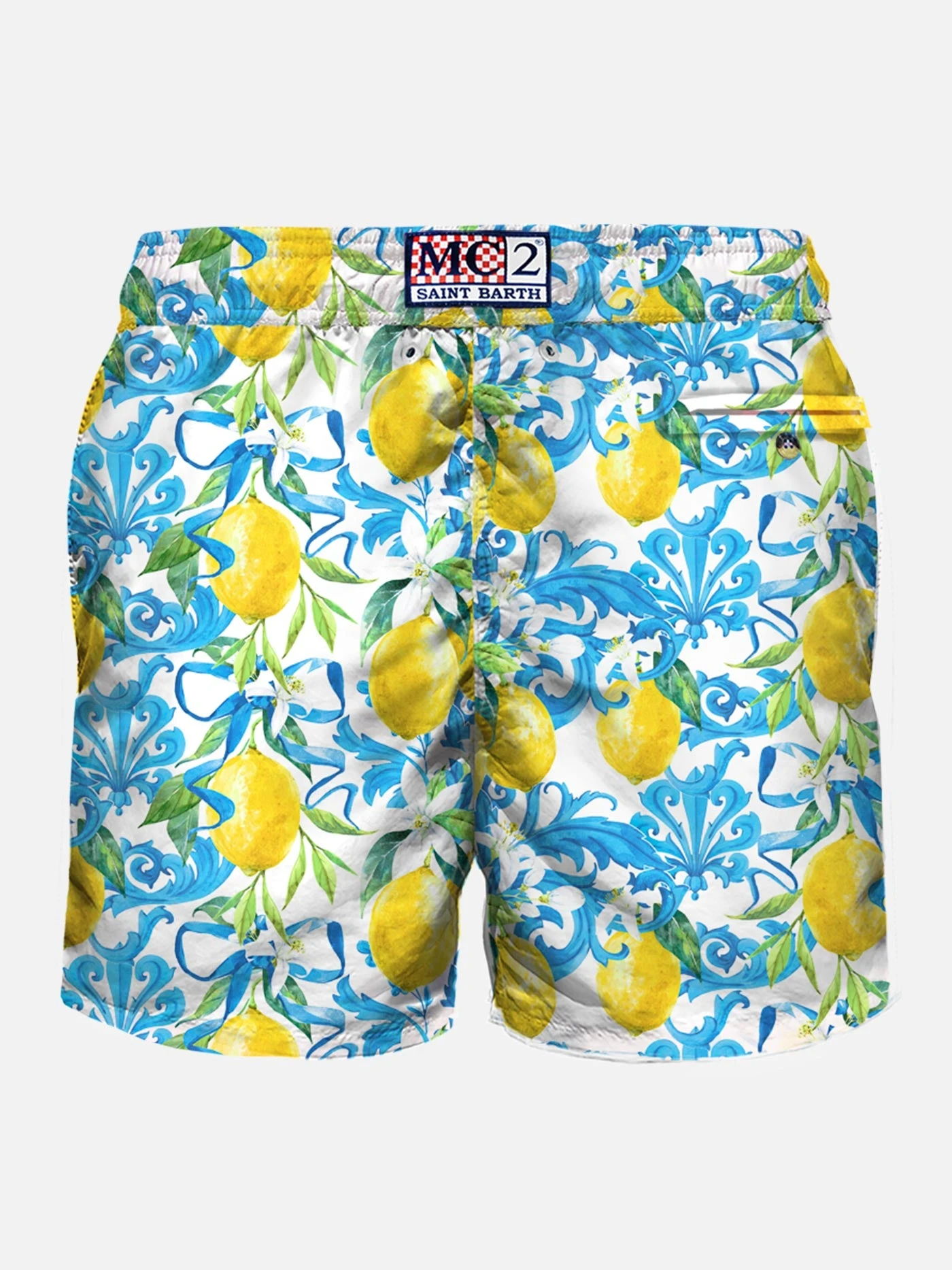 MC2 Saint Barth Man Light Fabric Swim Shorts With Lemon Print 4 MC2 Saint Barth Man Light Fabric Swim Shorts With Lemon Print - Image 2