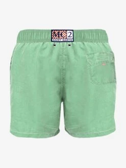MC2 Saint Barth Acid Green Delavè Man Swim Shorts -Swimwear Family man swimshorts light green 2