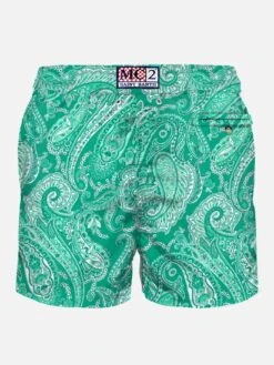 MC2 Saint Barth Man Light Fabric Swim Shorts With Green Paisley Print 5 MC2 Saint Barth Man Light Fabric Swim Shorts With Green Paisley Print -Swimwear Family man swimshorts majolica pattern eddbd6bd 6ce4 4d1d 92c5 2dd7c07d6fba