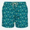 MC2 Saint Barth Man Light Fabric Swim Shorts With Portofino Gin Print | PORTOFINO DRY GIN SPECIAL EDITION -Swimwear Family man swimshorts micro portofino gin 1