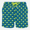MC2 Saint Barth Man Light Fabric Swim Shorts With Fish And Octopus Print -Swimwear Family man swimshorts mojito blue 1