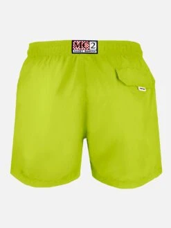 MC2 Saint Barth Man Acid Green Swim Shorts | PANTONE™ SPECIAL EDITION -Swimwear Family man swimshorts pantone acid green 2