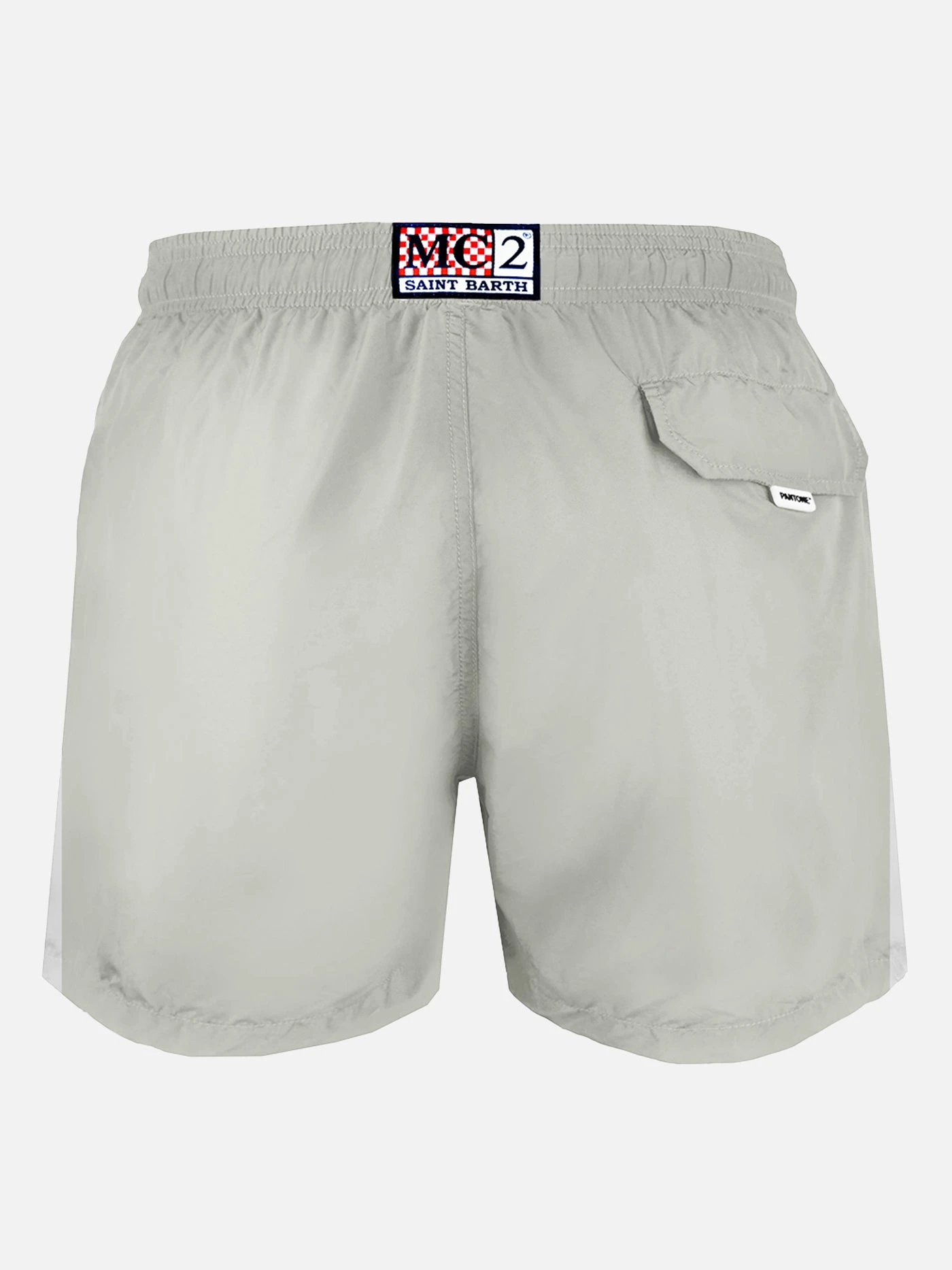 MC2 Saint Barth Man Grey Swim Shorts | PANTONE™ SPECIAL EDITION 4 MC2 Saint Barth Man Grey Swim Shorts | PANTONE™ SPECIAL EDITION - Image 2