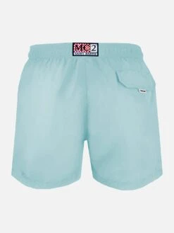 Man Water Green Swim Shorts | PANTONE™ SPECIAL EDITION -Swimwear Family man swimshorts pantone light blue 2