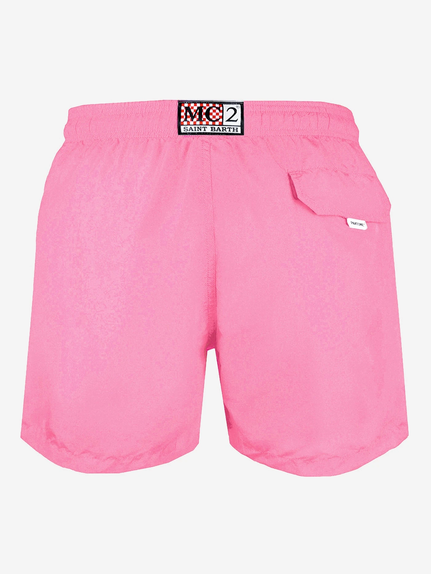 MC2 Saint Barth Man Pink Swim Shorts | PANTONE™ SPECIAL EDITION 4 MC2 Saint Barth Man Pink Swim Shorts | PANTONE™ SPECIAL EDITION - Image 2