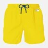 MC2 Saint Barth Man Yellow Swim Shorts | PANTONE™ SPECIAL EDITION -Swimwear Family man swimshorts pantone yellow