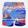 MC2 Saint Barth Man Swim Shorts With Puerto Banus Print