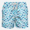 MC2 Saint Barth Man Light Fabric Swim Shorts With Sharks Print -Swimwear Family man swimshorts sharks2 0bb8daff b14c 492c a543 42f378a1e22c