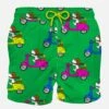 MC2 Saint Barth Man Classic Swim Shorts With Snoopy And Vespa Print | SNOOPY - PEANUTS™ SPECIAL EDITION And VESPA® SPECIAL EDITION -Swimwear Family man swimshorts snoopy