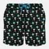 MC2 Saint Barth Man Light Fabric Swim Shorts With Snoopy Print| Peanuts® Special Edition -Swimwear Family man swimshorts snoopy disco1