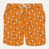 MC2 Saint Barth Man Light Fabric Swim Shorts With Tennis Snoopy Print | SNOOPY - PEANUTS™ SPECIAL EDITION -Swimwear Family man swimshorts snoopy tennis game